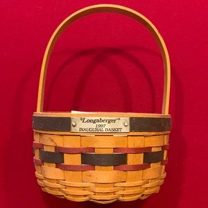 1997 inaugural basket from Longaberger.
